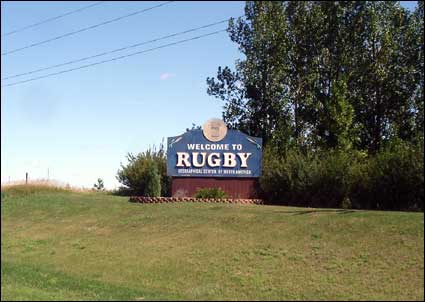 Welcome to Rugby sign