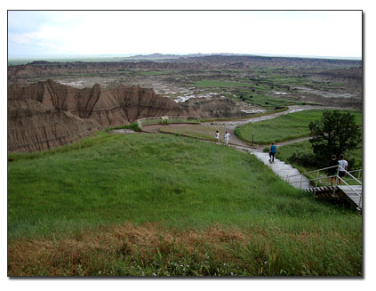 Scenic Badlands viewpoint