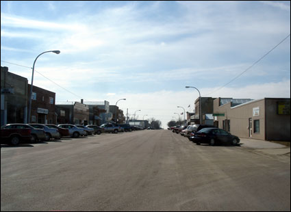 Menno Main Street looking south