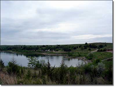 View of the north campground